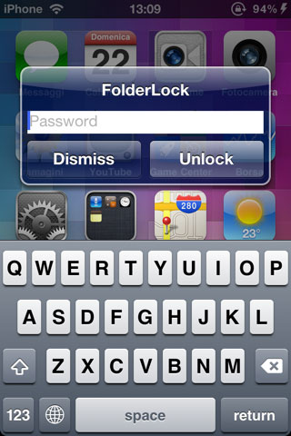 Cydia Folder Lock