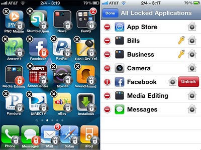 Lock Down Cydia