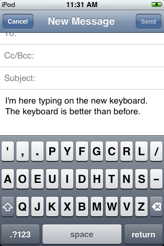 Dvorak keyboard for iOS 5 lets in more symbols and space on keys