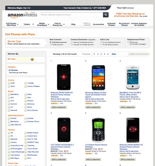 amazon.com sell smartphone