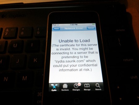 It seems as if someone is trying to hack into your device with this message; in reality, your time and date could be wrong. A simple reset will fix this problem. 