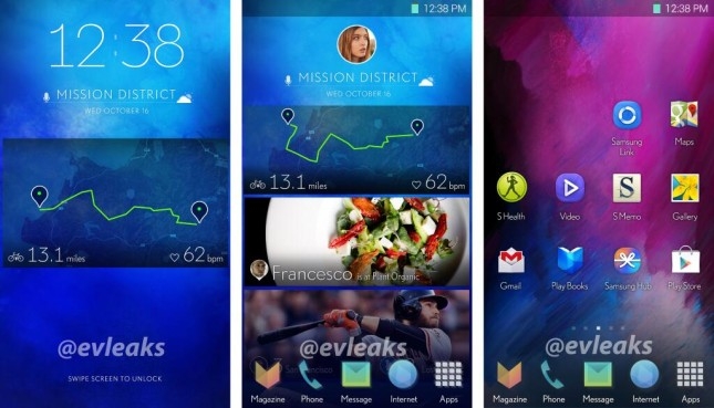 Galaxy S5 user interface UI