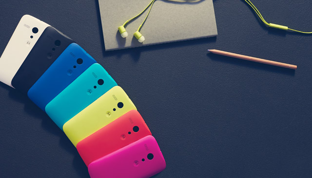 Moto G color shells showcase color variety