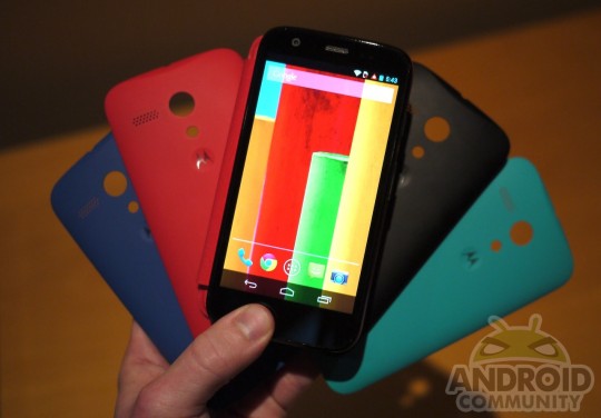 Moto G color shells