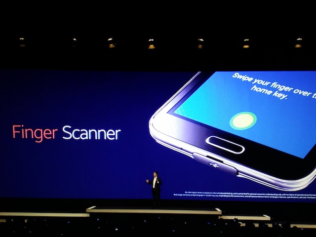 fingerprint scanner galaxy s5