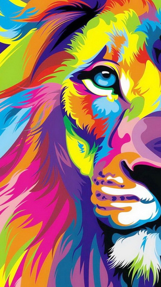 paint lion