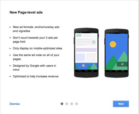 Page- level ads by Google