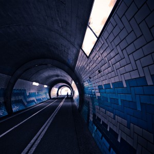 Streets Dark Cars Tunnel