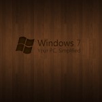 Windows 7 Single Wood by luksdll