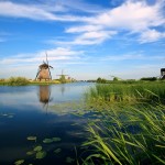 landscapes windmill 7 wallpaper for desktop